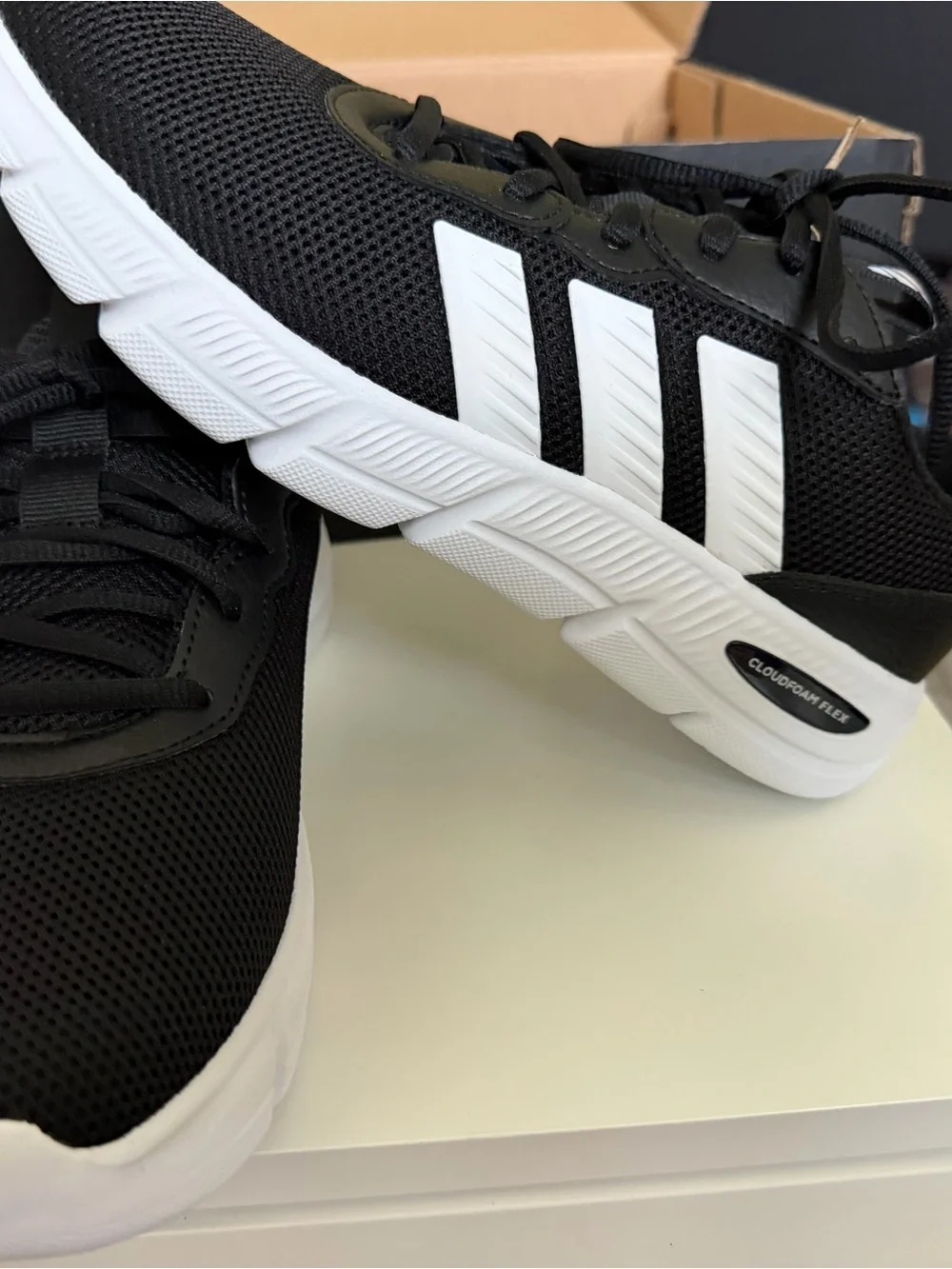 adidas Women’s Black and White Athletic Running Shoes
